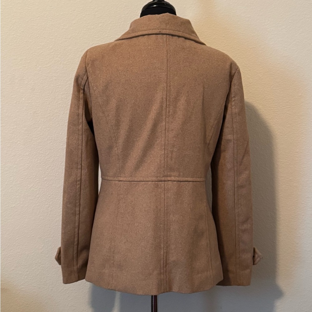 Thread & Supply Camel Double-Breasted Peacoat Medium - Picture 4 of 8